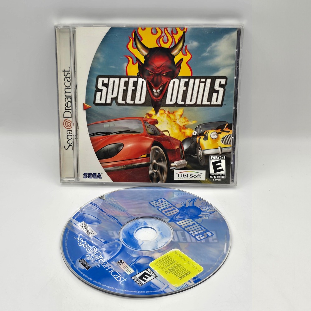 Sega Speed‎ Devils Dreamcast Unisex OS Multi Color Racing Arcade Hot Rod Gaming